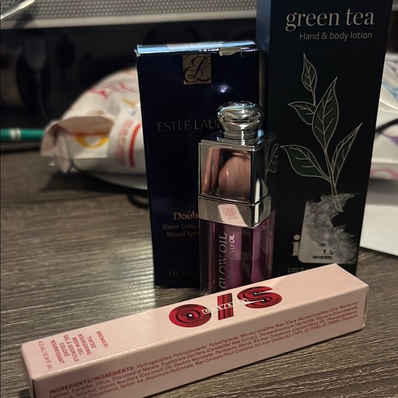 🔥 Dior Luxury Beauty Bundle 🪷 DIOR GLOW OIL~Estee Lauder Foundation Shade 3W - Picture 4 of 5